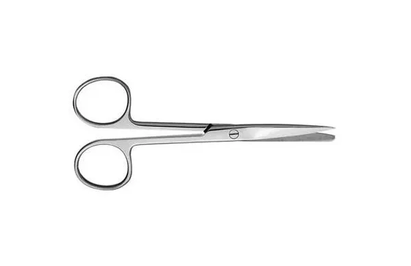 V. Mueller - SU1702 - Operating Scissors V. Mueller 5-3/4 Inch Length Surgical Grade Stainless Steel NonSterile Finger Ring Handle Straight Sharp Tip / Blunt Tip