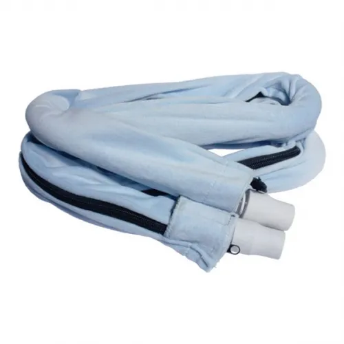 Sunset Healthcare Solutions - CAP2001 - Comfort CPAP Tubing Cover with Zipper, Velour, Light Blue.
