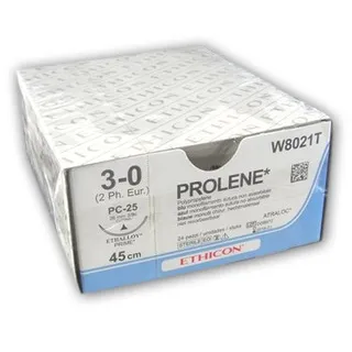 Surgical Specialties - From: J2451N To: J2775N  Polypropylene Suture, Monofilament, Lancet, 1/8 Circle