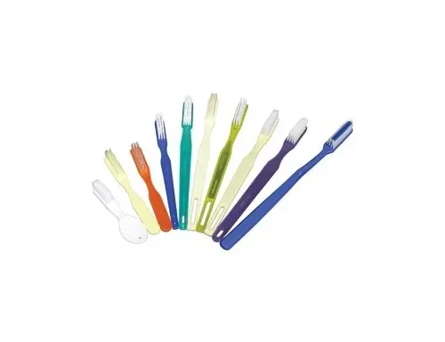 Dukal - TB29 - Toothbrush, 30 Tuft Handle, Rounded Nylon Bristles