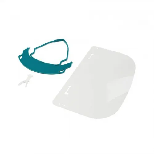 TIDI Products - 221011K - Faceshields, Office Pack, Includes: (10) Blue Visors and (10) Face Shields, 10/bx, 10bx/cs