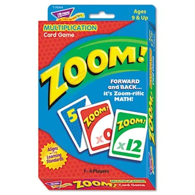 Trendenter - TEPT76304 - Zoom Math Card Game, Ages 9 And Up 