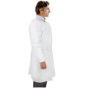 Truecare - RTCBA54CXL - Lab Isolation Gown Tie Back Closure Knit Cuffs, X-Large