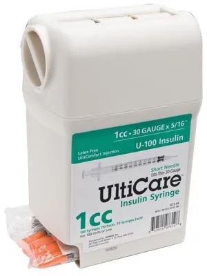 UltiMed - 7335 - Insulin Syringe 30G