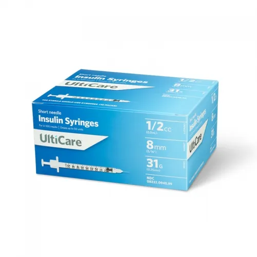 Ultimed - From: 91000 To: 91002  UltiCare Syringe 31G x 5/16", 3/10 mL.