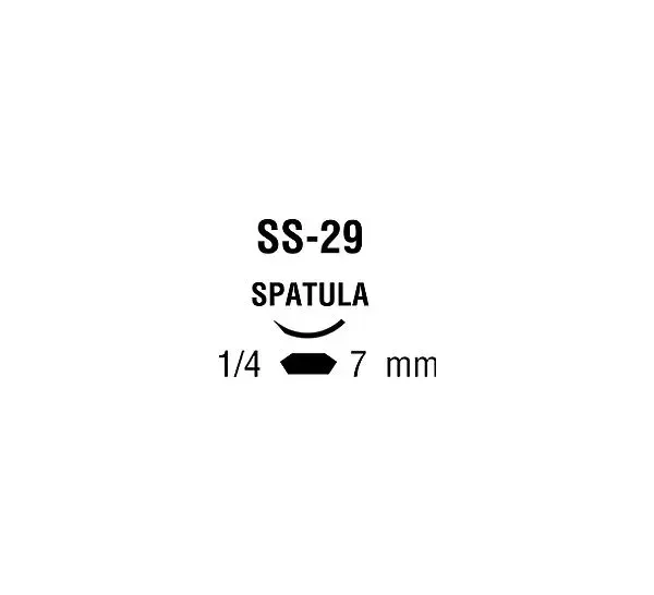 Medtronic / Covidien - L1755K - Suture, Inverted Premium Spatula, Needle SS-29, Circle