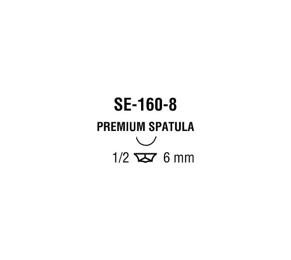 Medtronic / Covidien - L2749K - Suture, Premium Spatula, Needle SE-160-8, Circle