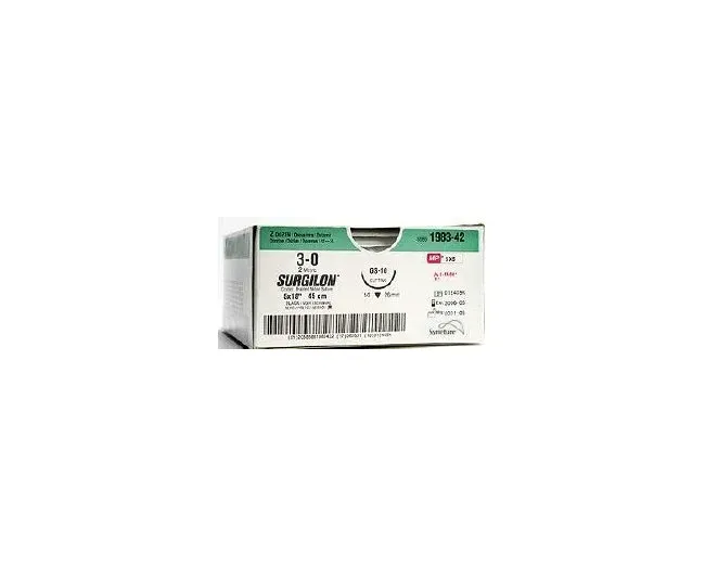 Cardinal Covidien - From: SBS1880G To: SBS1928G - Medtronic / Covidien Suture, Premium Reverse Cutting, Needle P 12, 3/8 Circle
