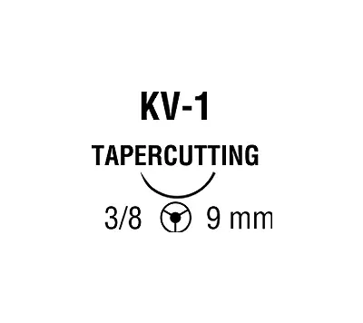 Medtronic / Covidien - VP704X - Suture, Tapercutting, Needle KV-1, 3/8 Circle