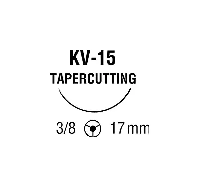 Medtronic / Covidien - VP924X - Suture, Tapercutting, Needle KV-15, 3/8 Circle