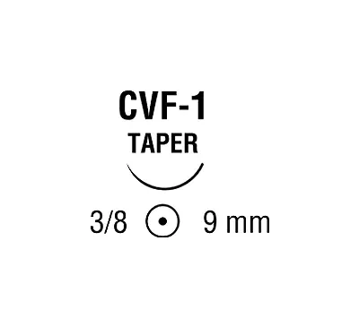 Medtronic / Covidien - VPF703MX - Suture, Taper Point,  Needle CVF-1, 3/8 Circle