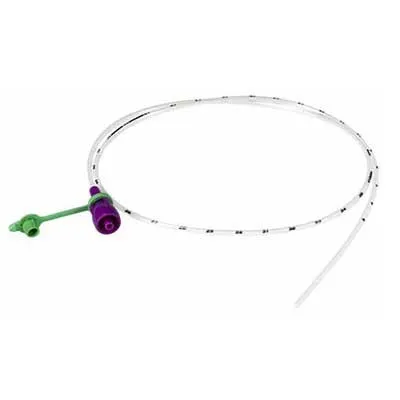 Vygon - 1362.082 - Nutrisafe 2 Polyurethane Gastro-Duodenal Feeding Tube with Radiopaque Line 8 Fr 49" (125cm), Closed End.  Latex and DEHP Free.
