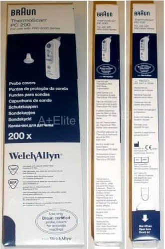 Welch Allyn - 06000-200 - 06000-800 - Braun Pro 6000 Ear Thermometer With Cradle 6000