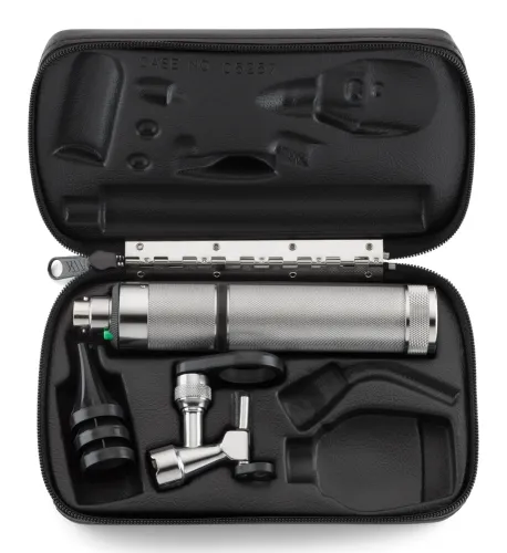 Welch Allyn - 21770 - Set Includes:  3.5V Operating Otoscope without Specula, Convertible Rechargeable Handle, Halogen Lamp, Reusable Polypropylene Pneumatic, Operating, and Consulting Specula (set of 5)