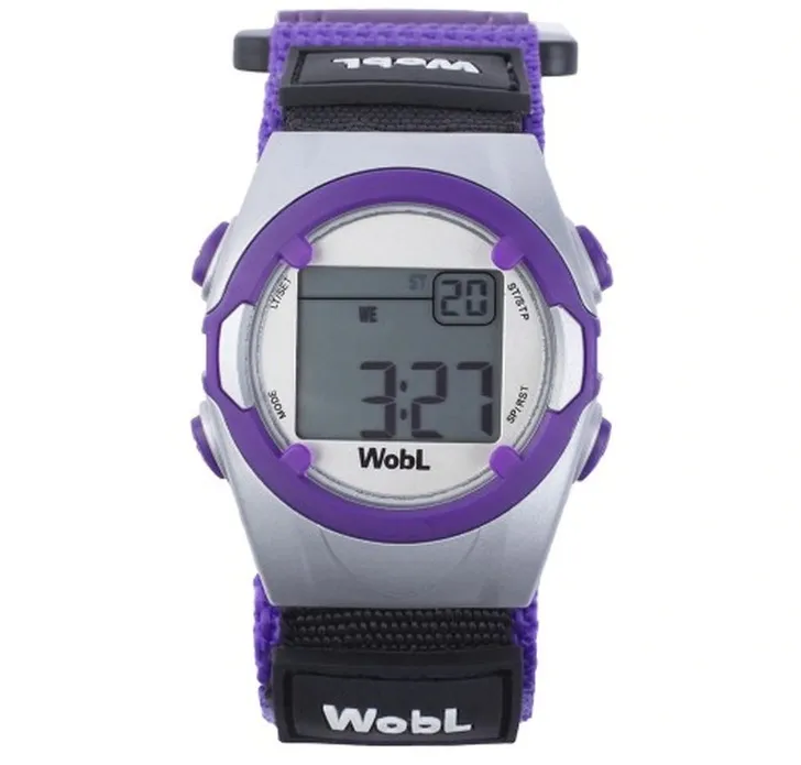 Wobl Watch - From: WOBL-BLK To: WOBL-PUR - Wobl Vibrating Alarm Watch