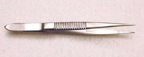 Zulco International - 5641 - Splinter Forceps 4 1/2  Serrated